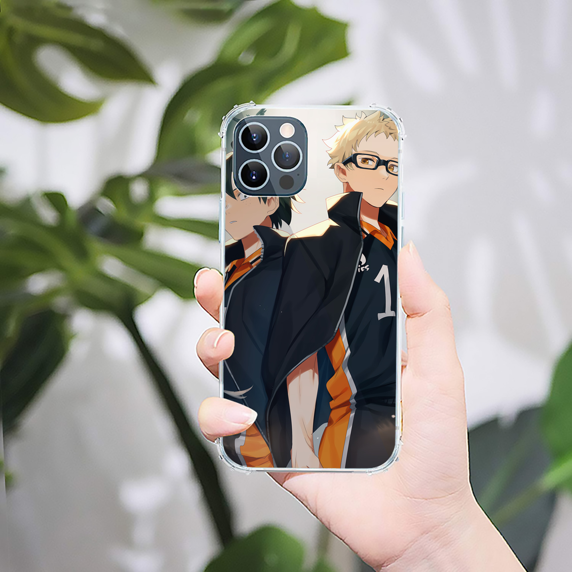 （画像用） ハイキュー!! Haikyu!! 【iPhone 12シリーズ対応】透明スマホケース（クリアソフトケース）